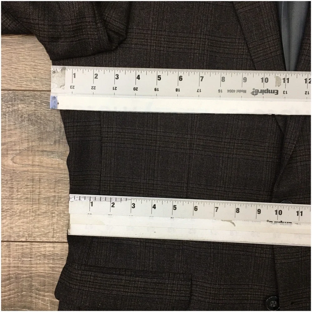 CALVIN KLEIN Mens Blazer Sport Coat Casual Jacket Size‎ 42L Two Button Wool Suit